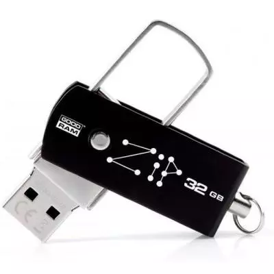 USB флеш накопитель Goodram 32GB Zip Black USB 2.0 (PD32GH2GRZIKR9) - 1 USB флеш накопитель Goodram 32GB Zip Black USB 2.0 (PD32GH2GRZIKR9) - 1