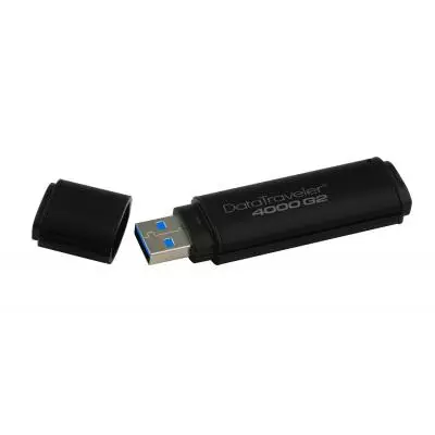 USB флеш накопитель Kingston 16GB DataTraveler 4000 G2 Metal Black USB 3.0 (DT4000G2/16GB) - 2 USB флеш накопитель Kingston 16GB DataTraveler 4000 G2 Metal Black USB 3.0 (DT4000G2/16GB) - 2