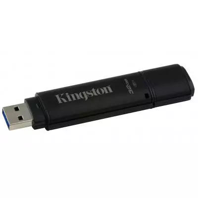 USB флеш накопитель Kingston 32GB DataTraveler 4000 G2 Metal Black USB 3.0 (DT4000G2/32GB) - 4 USB флеш накопитель Kingston 32GB DataTraveler 4000 G2 Metal Black USB 3.0 (DT4000G2/32GB) - 4