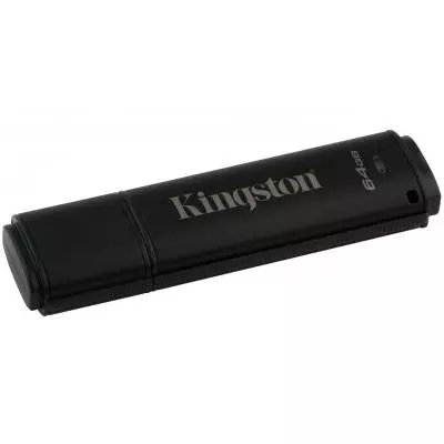 USB флеш накопитель Kingston 64GB DataTraveler 4000 G2 Metal Black USB 3.0 (DT4000G2/64GB) - 1 USB флеш накопитель Kingston 64GB DataTraveler 4000 G2 Metal Black USB 3.0 (DT4000G2/64GB) - 1