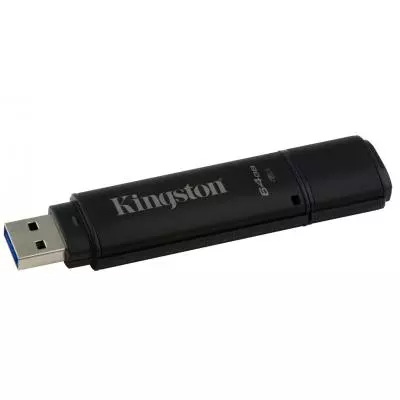 USB флеш накопитель Kingston 64GB DataTraveler 4000 G2 Metal Black USB 3.0 (DT4000G2/64GB) - 4 USB флеш накопитель Kingston 64GB DataTraveler 4000 G2 Metal Black USB 3.0 (DT4000G2/64GB) - 4