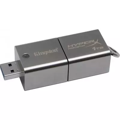 USB флеш накопитель Kingston 1TB DataTraveler HyperX Predator Metal Silver USB 3.0 (DTHXP30/1TB) - 3 USB флеш накопитель Kingston 1TB DataTraveler HyperX Predator Metal Silver USB 3.0 (DTHXP30/1TB) - 3