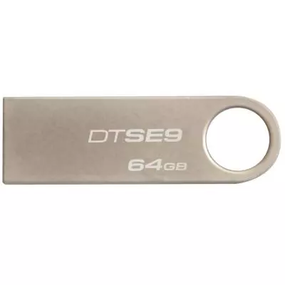 USB флеш накопитель Kingston 64GB DataTraveler SE9 Silver USB 2.0 (DTSE9G2/64GBZ)