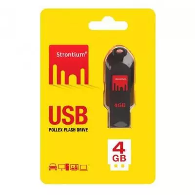USB флеш накопитель Strontium Flash 4GB POLLEX USB 2.0 (SR4GRDPOLLEX) - 4 USB флеш накопитель Strontium Flash 4GB POLLEX USB 2.0 (SR4GRDPOLLEX) - 4