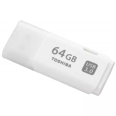 USB флеш накопитель Toshiba 64GB HAYABUSA USB 3.0 (THN-U301W0640E4) - 1 USB флеш накопитель Toshiba 64GB HAYABUSA USB 3.0 (THN-U301W0640E4) - 1