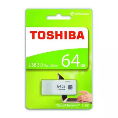 USB флеш накопитель Toshiba 64GB HAYABUSA USB 3.0 (THN-U301W0640E4) - 2 USB флеш накопитель Toshiba 64GB HAYABUSA USB 3.0 (THN-U301W0640E4) - 2