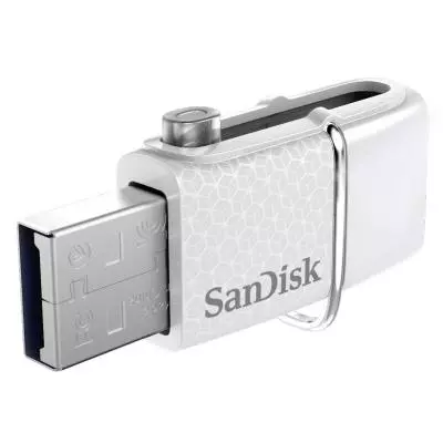 USB флеш накопитель SanDisk 32GB Ultra Dual Drive White OTG USB 3.0 (SDDD2-032G-G46W) - 3 USB флеш накопитель SanDisk 32GB Ultra Dual Drive White OTG USB 3.0 (SDDD2-032G-G46W) - 3