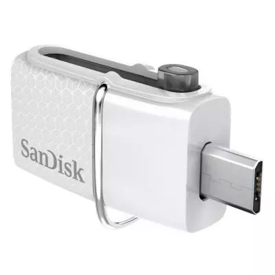 USB флеш накопитель SanDisk 32GB Ultra Dual Drive White OTG USB 3.0 (SDDD2-032G-G46W) - 5 USB флеш накопитель SanDisk 32GB Ultra Dual Drive White OTG USB 3.0 (SDDD2-032G-G46W) - 5