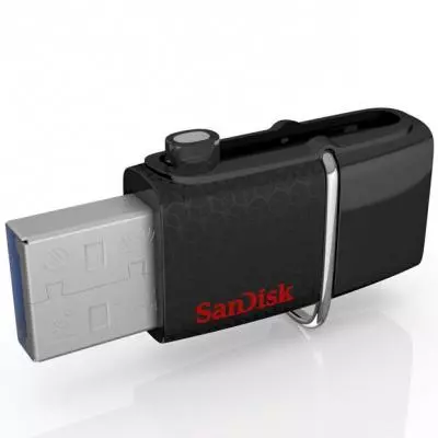 USB флеш накопитель SanDisk 64GB Ultra Dual Drive Black OTG USB 3.0 (SDDD2-064G-G46) - 5 USB флеш накопитель SanDisk 64GB Ultra Dual Drive Black OTG USB 3.0 (SDDD2-064G-G46) - 5