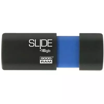 USB флеш накопитель Goodram 16GB SLIDE Blue USB 2.0 (PD16GH2GRSLBR10)