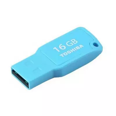 USB флеш накопитель Toshiba 16GB Mikawa Cyan USB 2.0 (THN-U201C0160M4) - 1 USB флеш накопитель Toshiba 16GB Mikawa Cyan USB 2.0 (THN-U201C0160M4) - 1