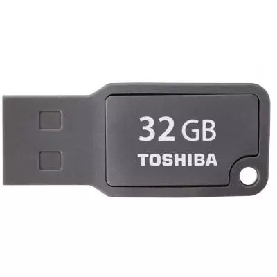 USB флеш накопитель Toshiba 32GB Mikawa Gray USB 2.0 (THN-U201G0320M4)