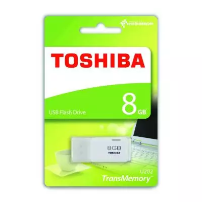 USB флеш накопитель Toshiba 8GB Hayabusa White USB 2.0 (THN-U202W0080E4) - 1 USB флеш накопитель Toshiba 8GB Hayabusa White USB 2.0 (THN-U202W0080E4) - 1