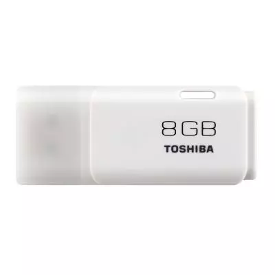 USB флеш накопитель Toshiba 8GB Hayabusa White USB 2.0 (THN-U202W0080E4)