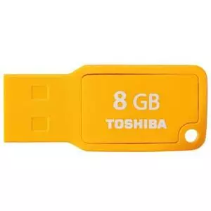USB флеш накопитель Toshiba 8GB Mikawa Yellow USB 2.0 (THN-U201Y0080M4)