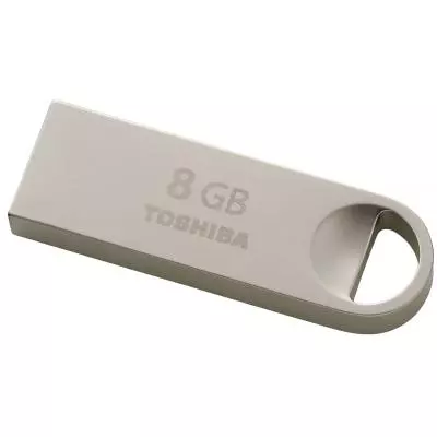 USB флеш накопитель Toshiba 8GB Owari Metal USB 2.0 (THN-U401S0080E4) - 2 USB флеш накопитель Toshiba 8GB Owari Metal USB 2.0 (THN-U401S0080E4) - 2