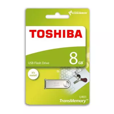 USB флеш накопитель Toshiba 8GB Owari Metal USB 2.0 (THN-U401S0080E4) - 4 USB флеш накопитель Toshiba 8GB Owari Metal USB 2.0 (THN-U401S0080E4) - 4
