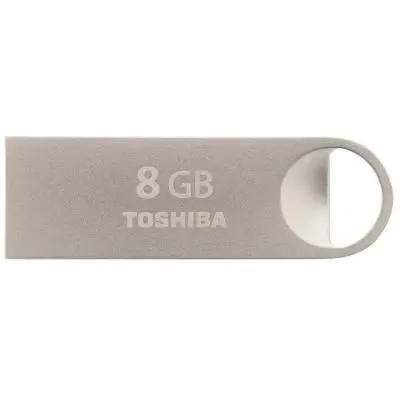 USB флеш накопитель Toshiba 8GB Owari Metal USB 2.0 (THN-U401S0080E4)