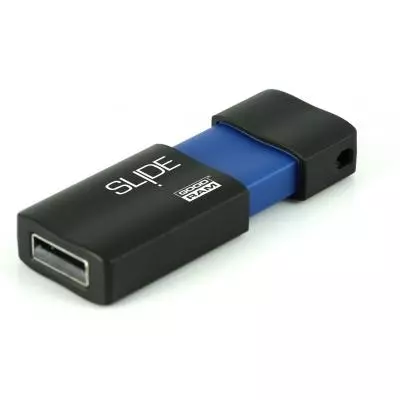 USB флеш накопитель Goodram 32GB Sl!de Blue USB 2.0 (PD32GH2GRSLBR10) - 1 USB флеш накопитель Goodram 32GB Sl!de Blue USB 2.0 (PD32GH2GRSLBR10) - 1