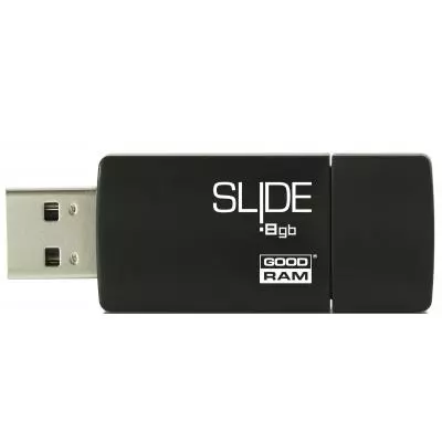 USB флеш накопитель Goodram 8GB Sl!de Blue USB 2.0 (PD8GH2GRSLBR10) - 2