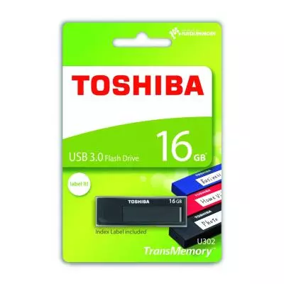USB флеш накопитель Toshiba 16GB Daichi Black USB 3.0 (THN-U302K0160M4) - 3 USB флеш накопитель Toshiba 16GB Daichi Black USB 3.0 (THN-U302K0160M4) - 3