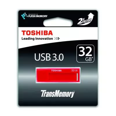 USB флеш накопитель Toshiba 32GB Daichi Red USB 3.0 (THNV32DAIRED) - 3 USB флеш накопитель Toshiba 32GB Daichi Red USB 3.0 (THNV32DAIRED) - 3