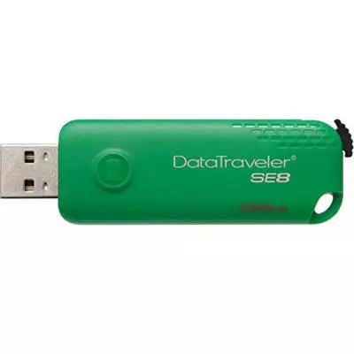 USB флеш накопитель Kingston 128GB DataTraveler SE8 Green USB 2.0 (DTSE8/128GB) - 4 USB флеш накопитель Kingston 128GB DataTraveler SE8 Green USB 2.0 (DTSE8/128GB) - 4