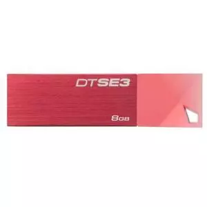 USB флеш накопитель Kingston 8GB DTSE3 Metalic Red USB 2.0 (KC-U688G-4C1R)