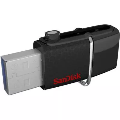 USB флеш накопитель SanDisk 128GB Ultra Dual Drive OTG Black USB 3.0 (SDDD2-128G-G46) - 2 USB флеш накопитель SanDisk 128GB Ultra Dual Drive OTG Black USB 3.0 (SDDD2-128G-G46) - 2