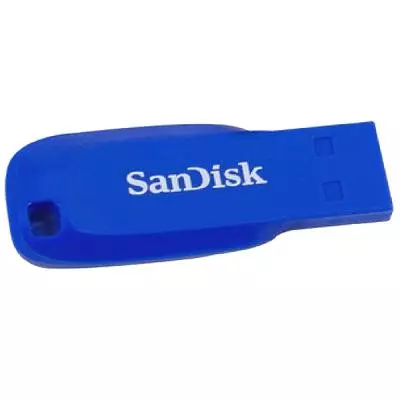 USB флеш накопитель SanDisk 8GB Cruzer Blade Blue Electric USB 2.0 (SDCZ50C-008G-B35BE) - 1 USB флеш накопитель SanDisk 8GB Cruzer Blade Blue Electric USB 2.0 (SDCZ50C-008G-B35BE) - 1