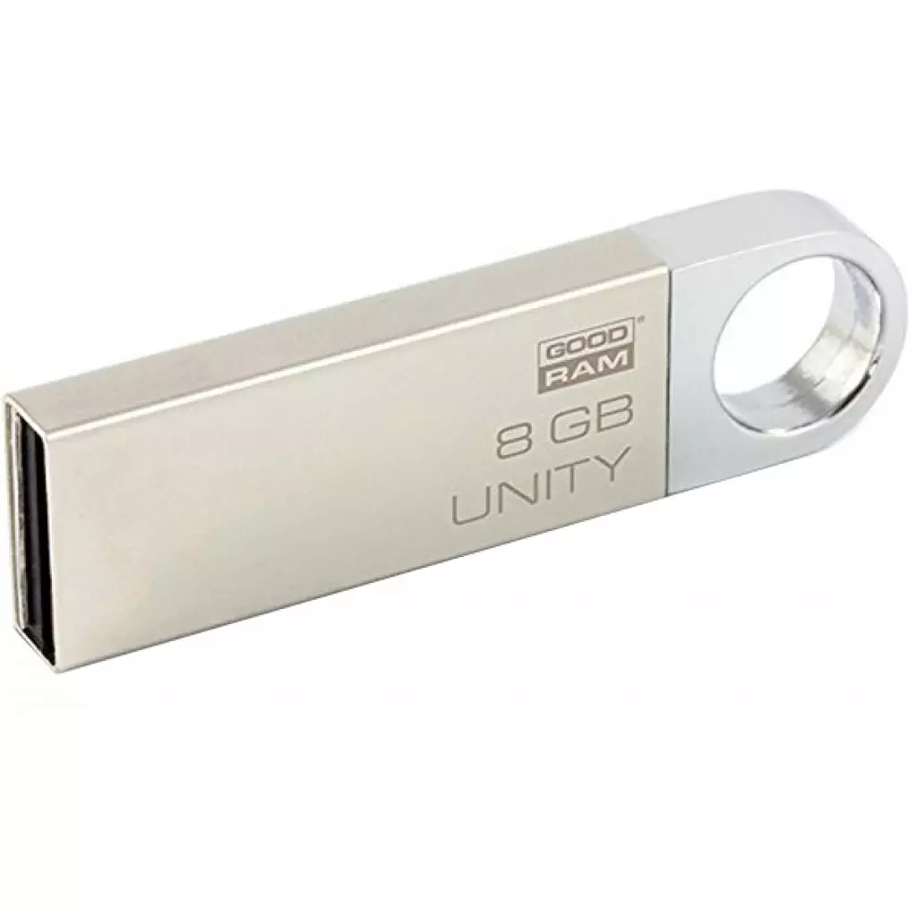 USB флеш накопитель Goodram 8GB Unity Silver USB 2.0 (UUN2-0080S0R11)