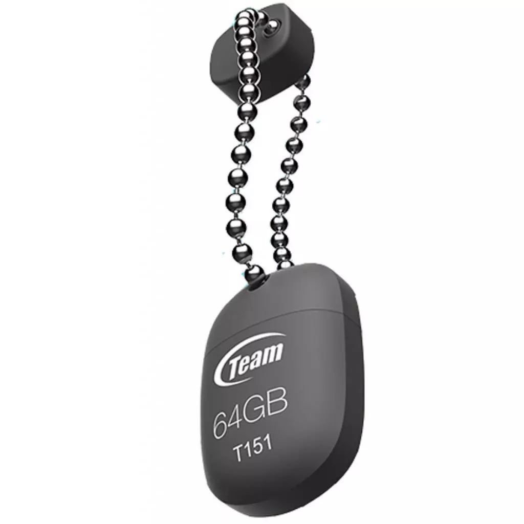 USB флеш накопитель Team 64GB T151 Grey USB 2.0 (TT15164GC01) - 1 USB флеш накопитель Team 64GB T151 Grey USB 2.0 (TT15164GC01) - 1