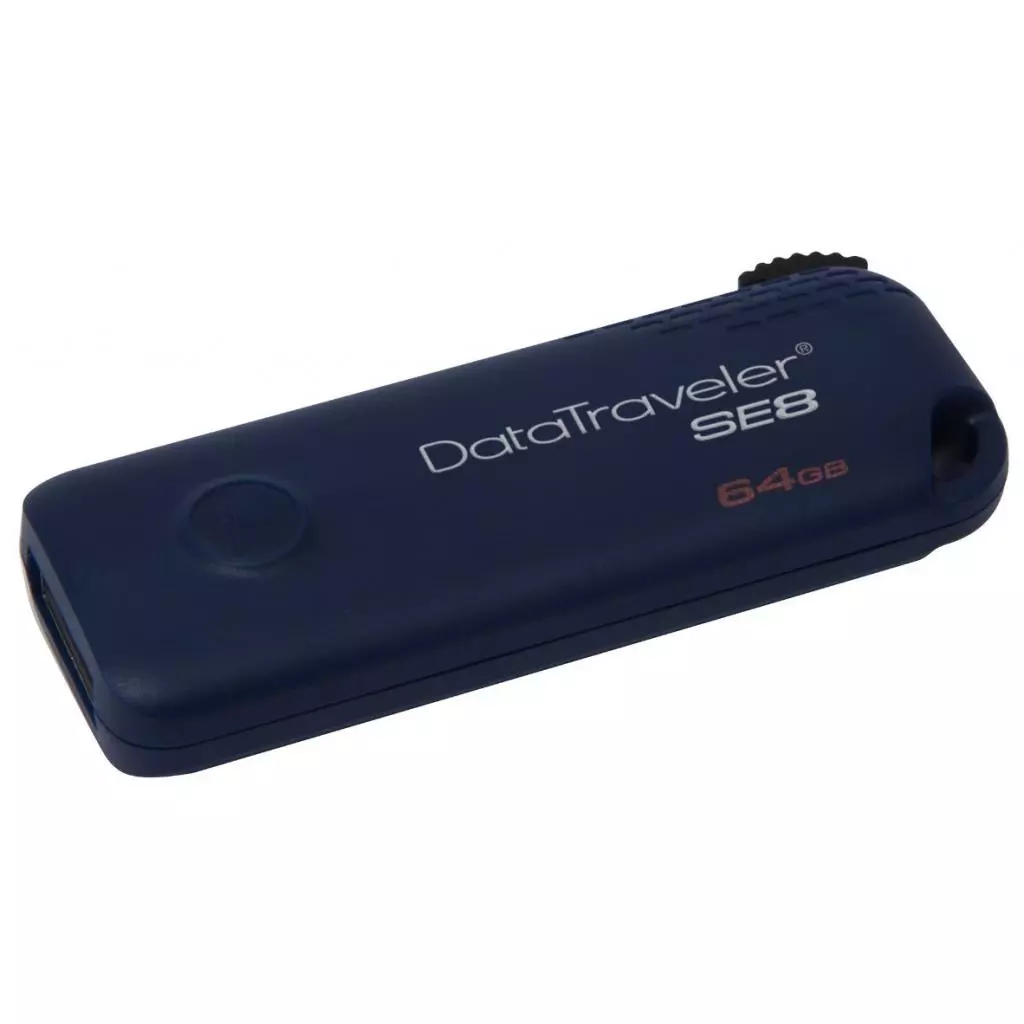 USB флеш накопитель Kingston 64GB DT SE 8 Blue USB 2.0 (DTSE8/64GB) - 1
