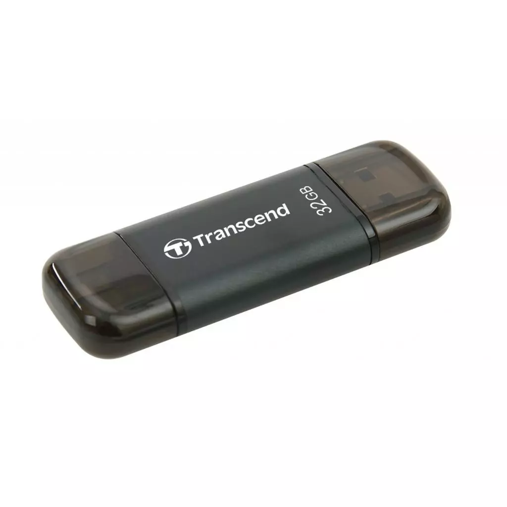 USB флеш накопитель Transcend 32GB JetDrive Go 300 Black USB 3.1 (TS32GJDG300K) - 1 USB флеш накопитель Transcend 32GB JetDrive Go 300 Black USB 3.1 (TS32GJDG300K) - 1