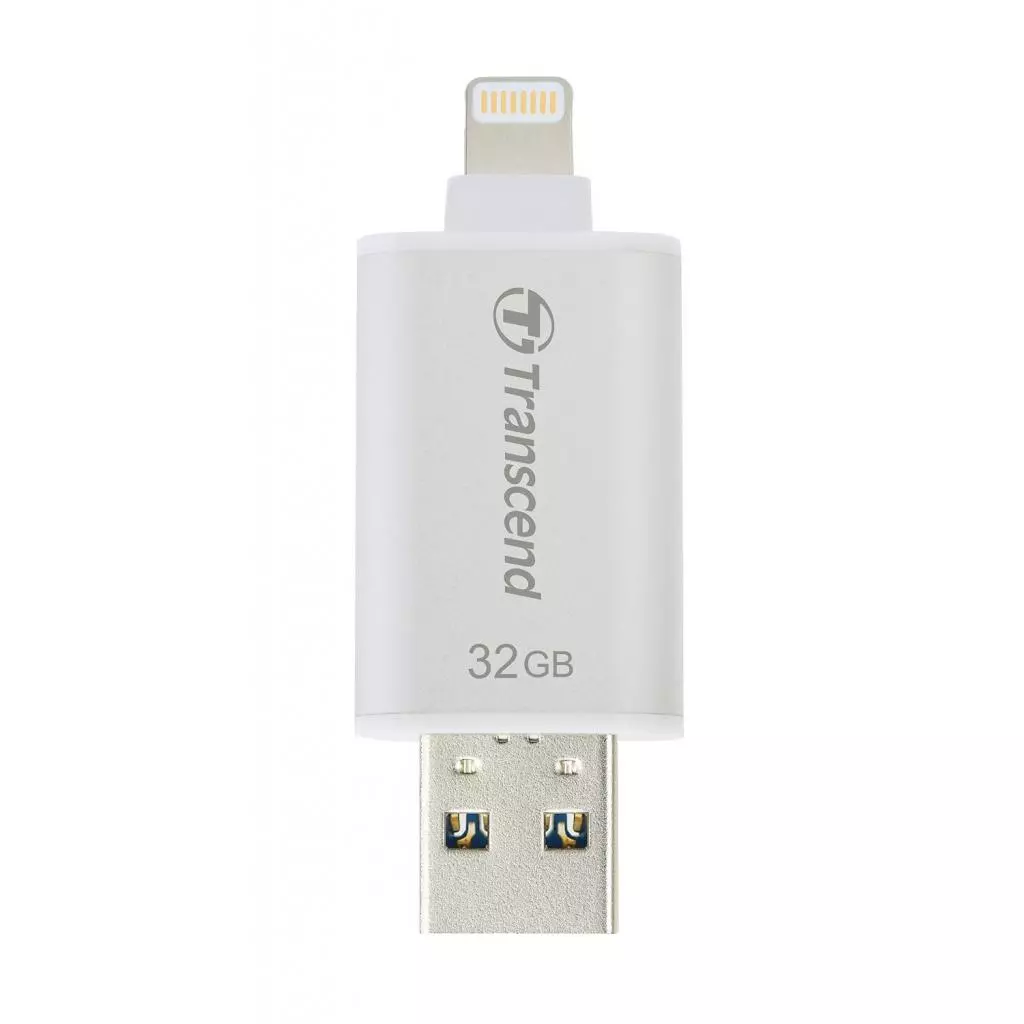 USB флеш накопитель Transcend 32GB JetDrive Go 300 Silver USB 3.1 (TS32GJDG300S) - 2 USB флеш накопитель Transcend 32GB JetDrive Go 300 Silver USB 3.1 (TS32GJDG300S) - 2