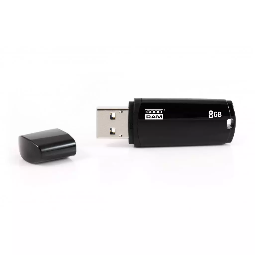 USB флеш накопитель Goodram 8GB Mimic Black USB 3.0 (UMM3-0080K0R11) - 1