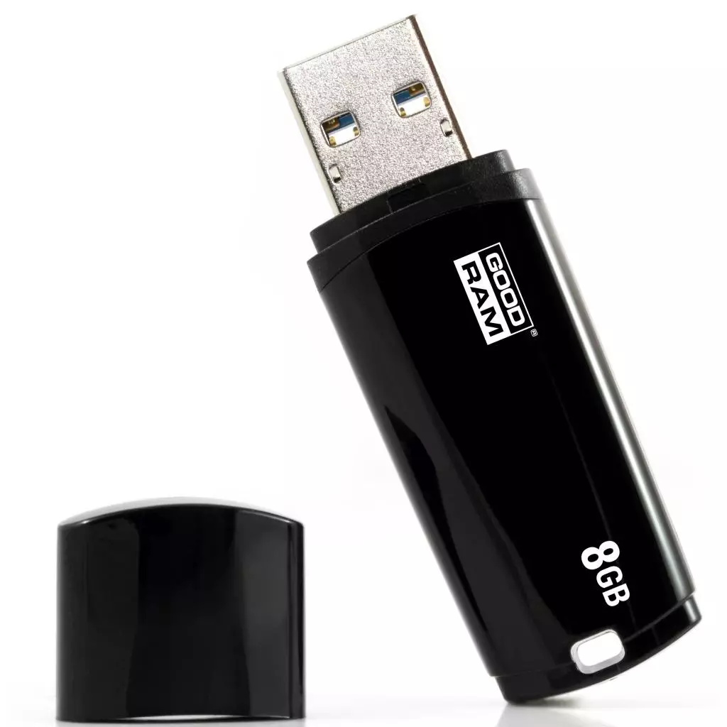 USB флеш накопитель Goodram 8GB Mimic Black USB 3.0 (UMM3-0080K0R11) - 3