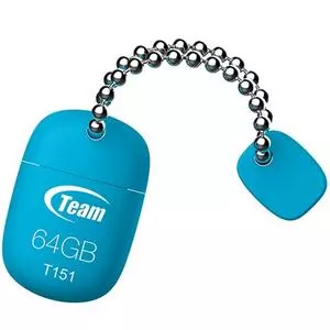 USB флеш накопитель Team 64GB T151 Blue USB 2.0 (TT15164GL01)