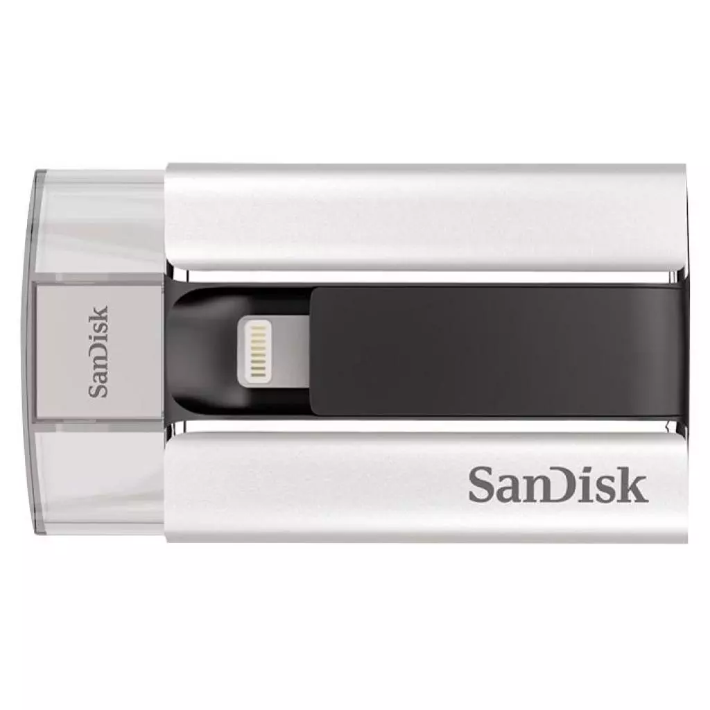 USB флеш накопитель SanDisk 128GB iXpand USB 2.0/Lightning (SDIX-128G-G57) - 2 USB флеш накопитель SanDisk 128GB iXpand USB 2.0/Lightning (SDIX-128G-G57) - 2