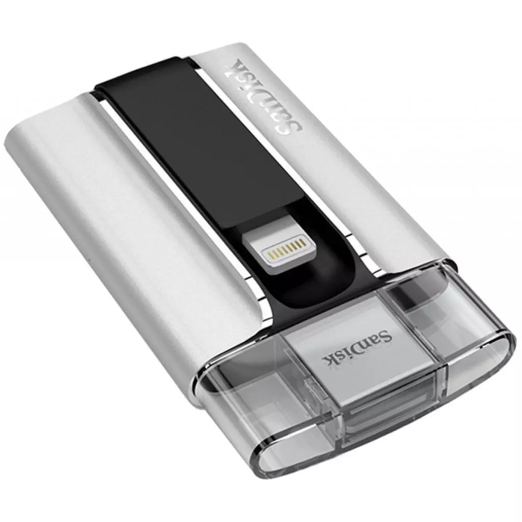USB флеш накопитель SanDisk 128GB iXpand USB 2.0/Lightning (SDIX-128G-G57) - 6 USB флеш накопитель SanDisk 128GB iXpand USB 2.0/Lightning (SDIX-128G-G57) - 6