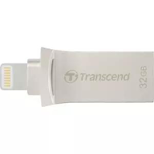 USB флеш накопитель Transcend 32GB JetDrive Go 500 Silver USB 3.1/Lightning (TS32GJDG500S)