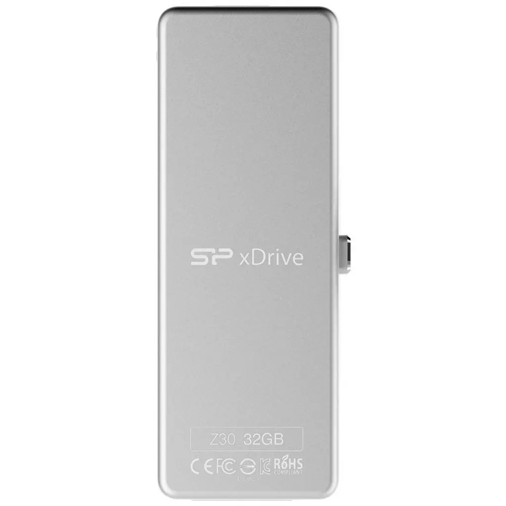 USB флеш накопитель Silicon Power 32GB xDrive Z30 White USB 3.0/Lightning (SP032GBLU3Z30V1W)