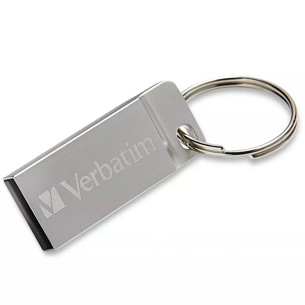 USB флеш накопитель Verbatim 16GB Metal Executive Silver USB 2.0 (98748) - 2
