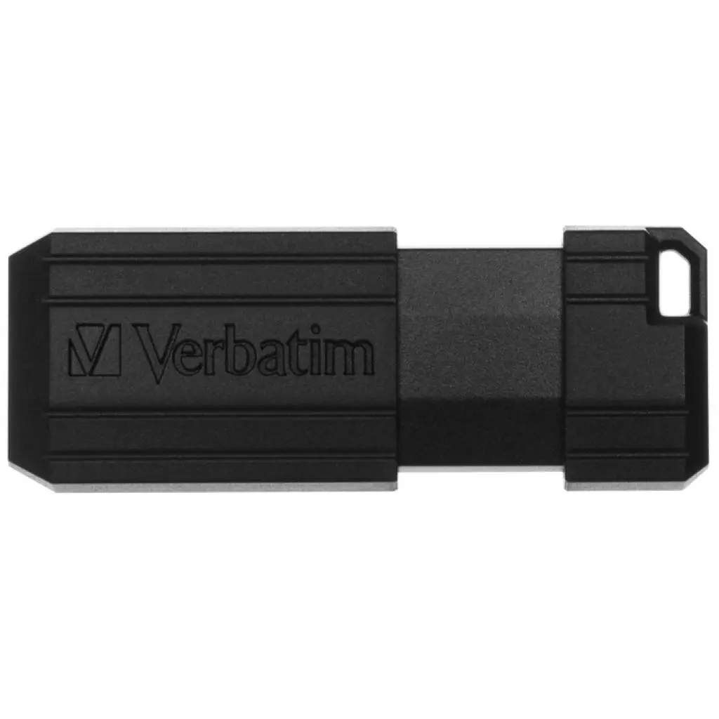 USB флеш накопитель Verbatim 128GB PinStripe Black USB 2.0 (49071)
