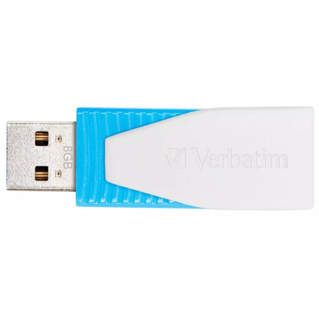 USB флеш накопитель Verbatim 8GB STORE'N'GO SWIVEL BLUE USB 2.0 (49812) - 1 USB флеш накопитель Verbatim 8GB STORE'N'GO SWIVEL BLUE USB 2.0 (49812) - 1