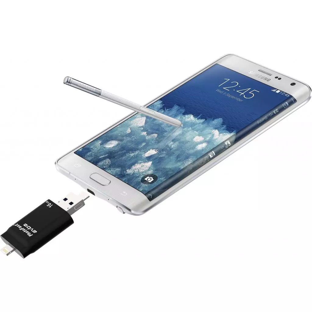 USB флеш накопитель PhotoFast 16GB i-Flashdrive EVO Plus Black USB3.0-microUSB/Lightning (EVOPLUS16GBU3) - 9