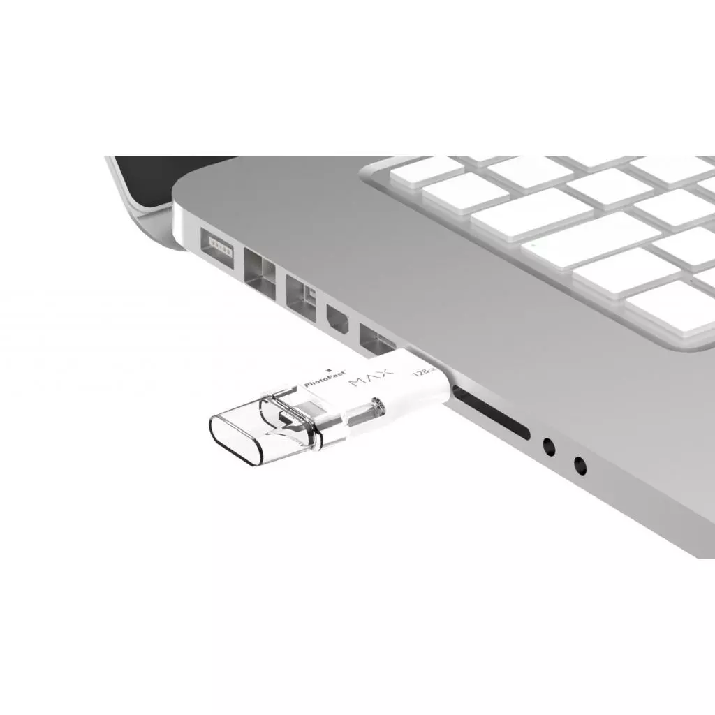 USB флеш накопитель PhotoFast 128GB i-Flashdrive Max Gen2 U3 White USB 3.0 - Lightning (IFDMAXG2128GB) - 11