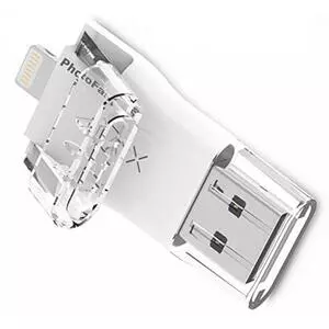 USB флеш накопитель PhotoFast 128GB i-Flashdrive Max Gen2 U3 White USB 3.0 - Lightning (IFDMAXG2128GB)