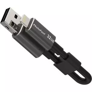USB флеш накопитель PhotoFast 32GB MemoriesCable Black USB 2.0 - Lightning (CABLEU2-32GB)