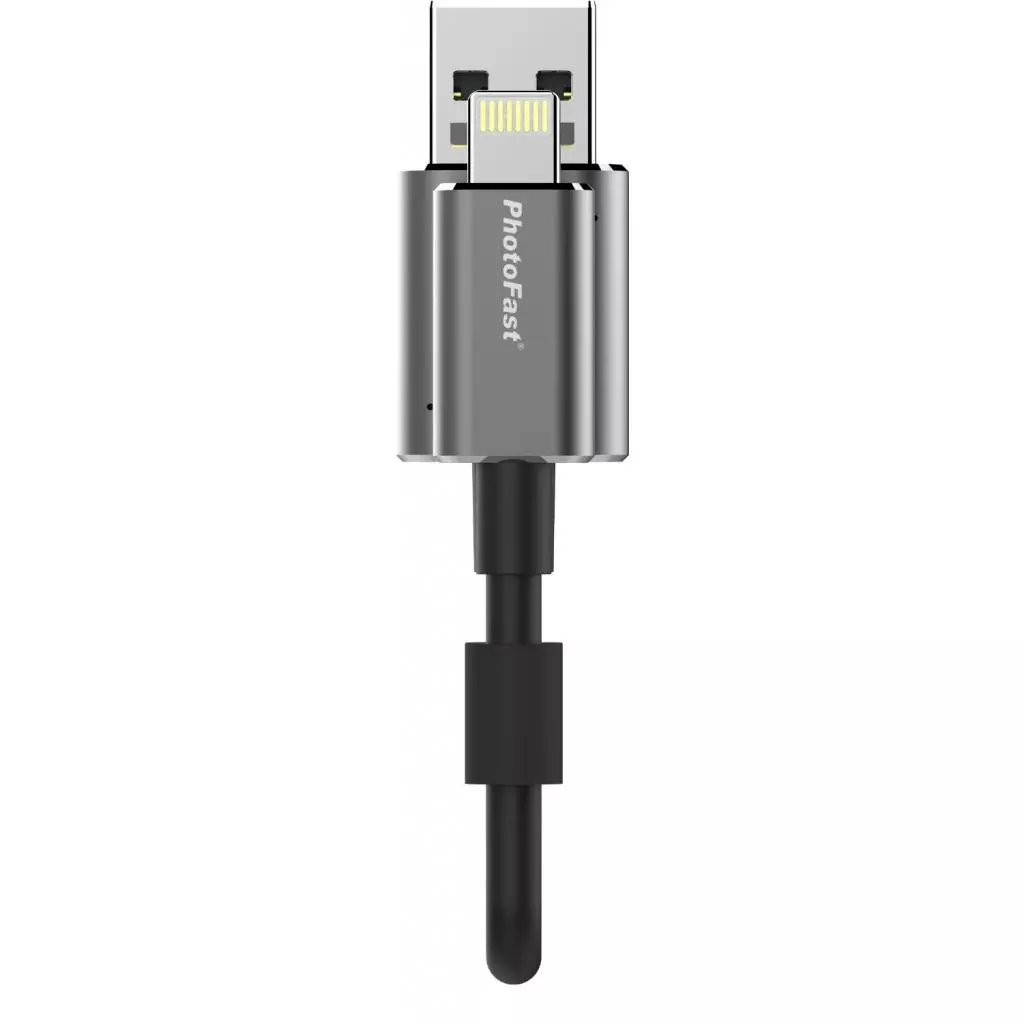USB флеш накопитель PhotoFast 64GB MemoriesCable Black USB 3.0 - Lightning (CABLEU3-64GB) - 6 USB флеш накопитель PhotoFast 64GB MemoriesCable Black USB 3.0 - Lightning (CABLEU3-64GB) - 6